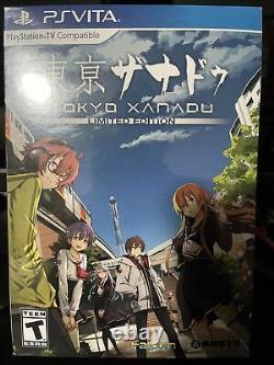 Tokyo Xanadu Edition Limitée Playstation Vita, Psv, Toute Nouvelle Collectionneuse Scellée