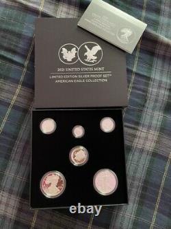 Tout Neuf! 2021 Edition Limitée Silver Coin Proof Set American Eagle Collection