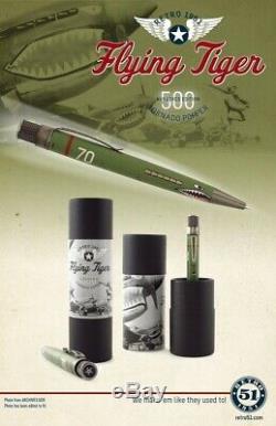 Tout Neuf Retro 51 Limited Edition Tornado Flying Tiger Rollerball Pen Scellés