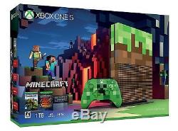 Tout Neuf! Système Xbox One Console S 1tb Minecraft Limited Edition Japon