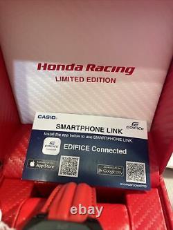 Tout Nouveau Casio Edifice X Honda Racing 20e Anniversaire Montre Homme Bce-10hr-1a