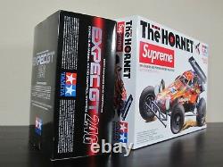 Tout Nouveau Supreme X Tamiya Hornet Rc Car Flames Kit Sold-out- Limited Edition