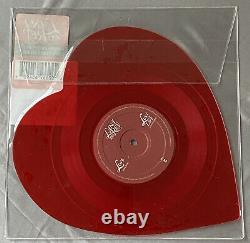 Très Rare Lust For Life/love Lana Del Rey Heart Shaped Red 10 Vinyle Flambant Neuf