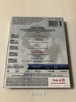 Twilight The Complete Saga Blu Ray Limited Steelbook Ultra Rare Brand New