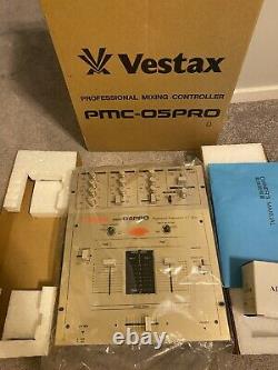 Vestax Pmc 05 Pro Gold Limited Edition Tout Nouveau Dj Scratch Mixer