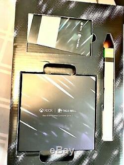 Xbox One X Eclipse Bundle Taco Bell Limited Edition, Tout Neuf, Jamais Ouvert
