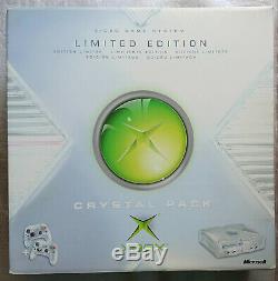Xbox Original Edition Limitée Cristal Pack Ultra Rare Nouveau Marque