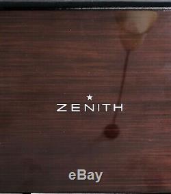 Zenith Chronomaster Brand New Edition Limitée Mens Designer Montre Détail 6000 $